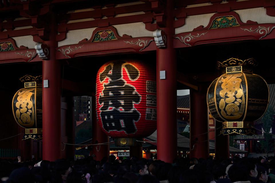 Asakusa on New Year Day